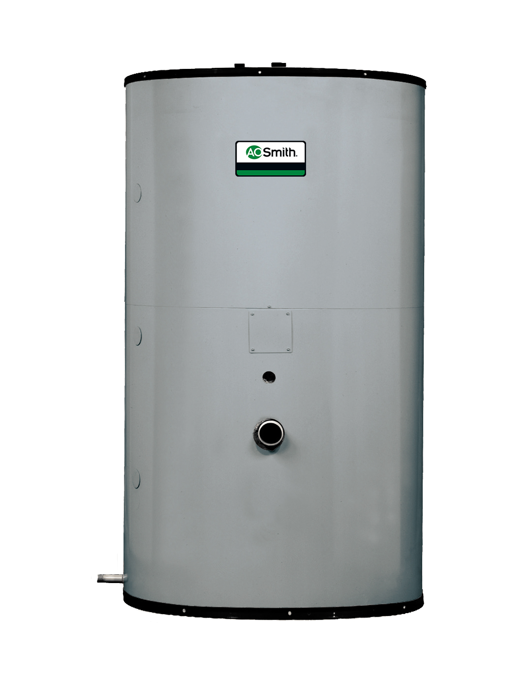 AO SMITH TJV-120M: 119 GALLON, JACKETED-VERTICAL ONLY, ROUND WATER HEATER STORAGE TANK, 150 PSI