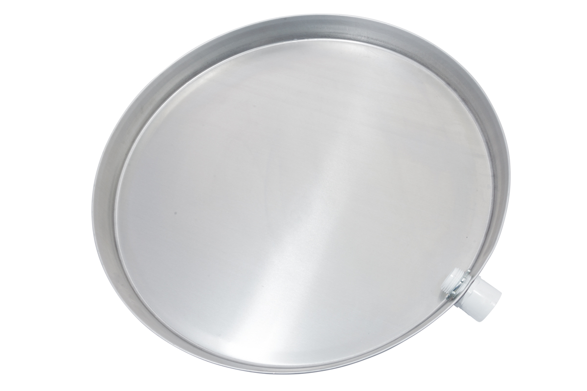 AO SMITH 100108460:K,DRAIN PAN,26inchDIA,ALUMINUM (replaces 9000743005) 1-3/4inch HIGH