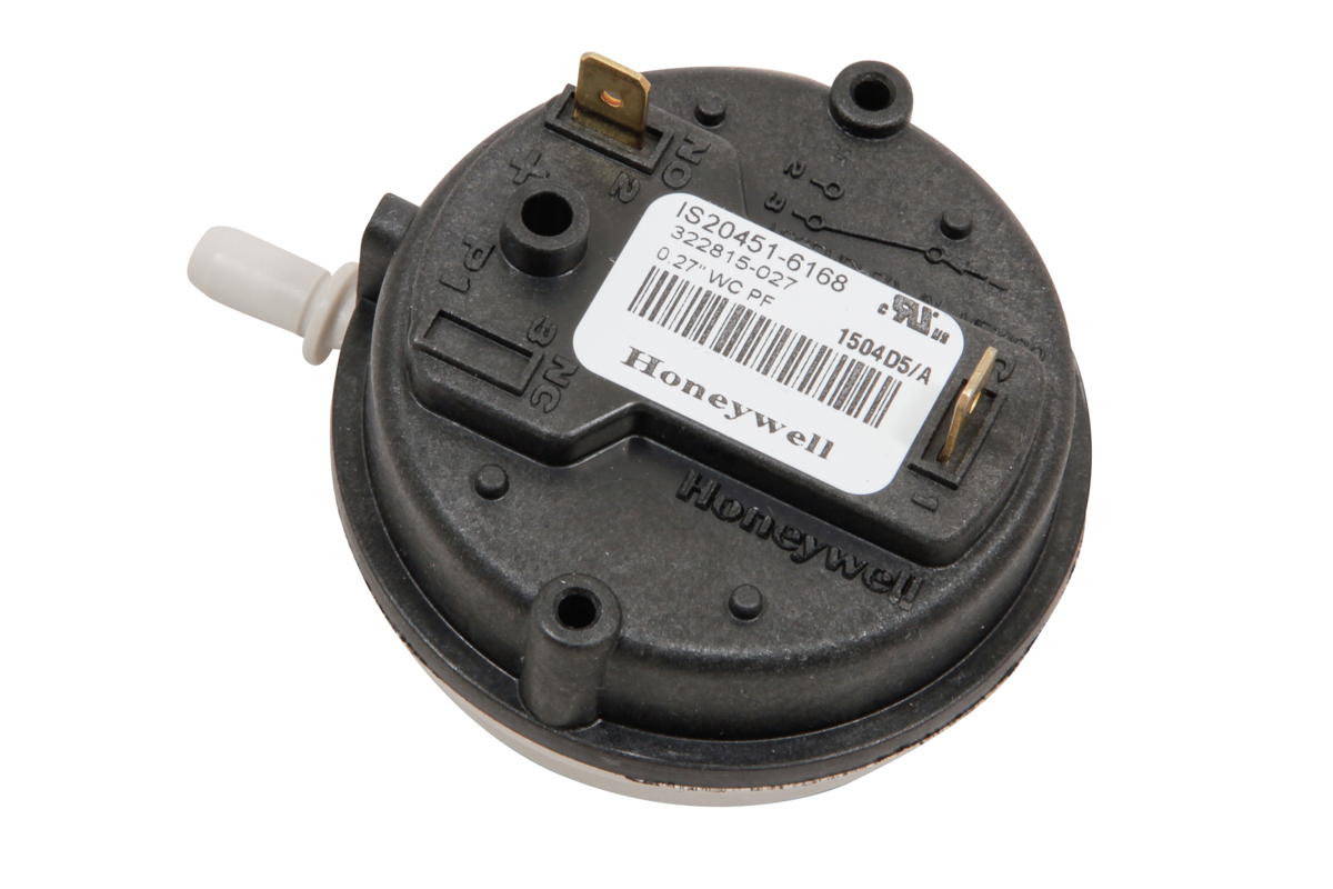 AO SMITH 100112658:K,AIR PRESSURE SWITCH 0.27" (replaces 9008267015)