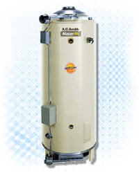 AO SMITH BTR-365: 85 GALLON, 365,000 BTU, 8" VENT, NATURAL GAS, COMMERCIAL WATER HEATER, MASTER-FIT (Certified from Sea Level to 2,000' Elevation)