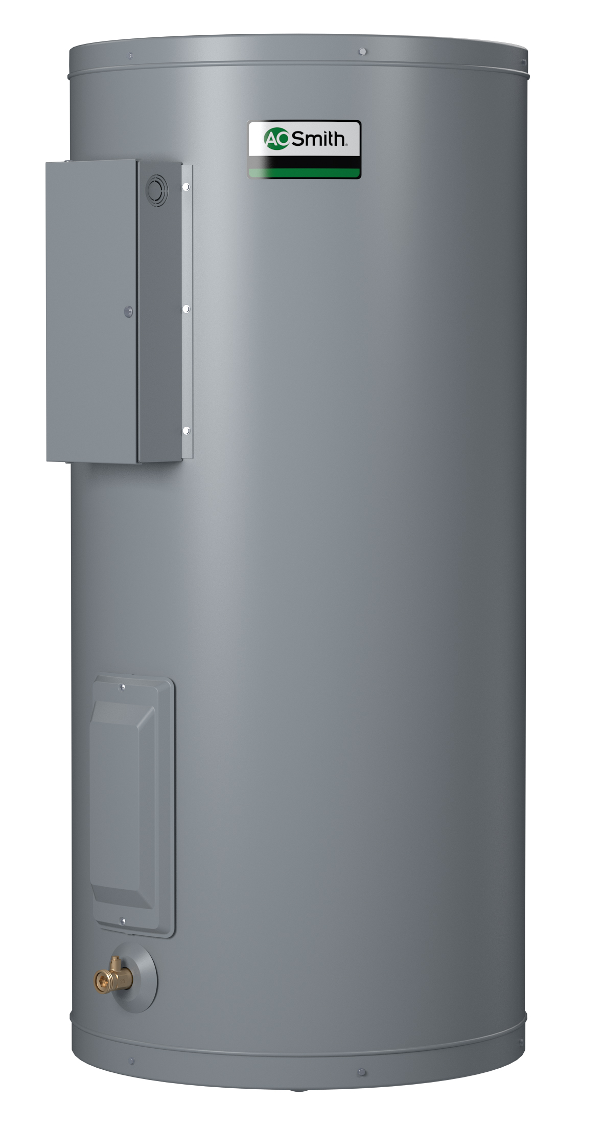 AO SMITH DEN-30D: 40 GALLONS, 9.0KW, 208 VOLT, 3 PHASE, (2-4500 WATT ELEMENTS, SIMULTANEOUS WIRING), DURA-POWER, LIGHT DUTY COMMERCIAL ELECTRIC WATER HEATER