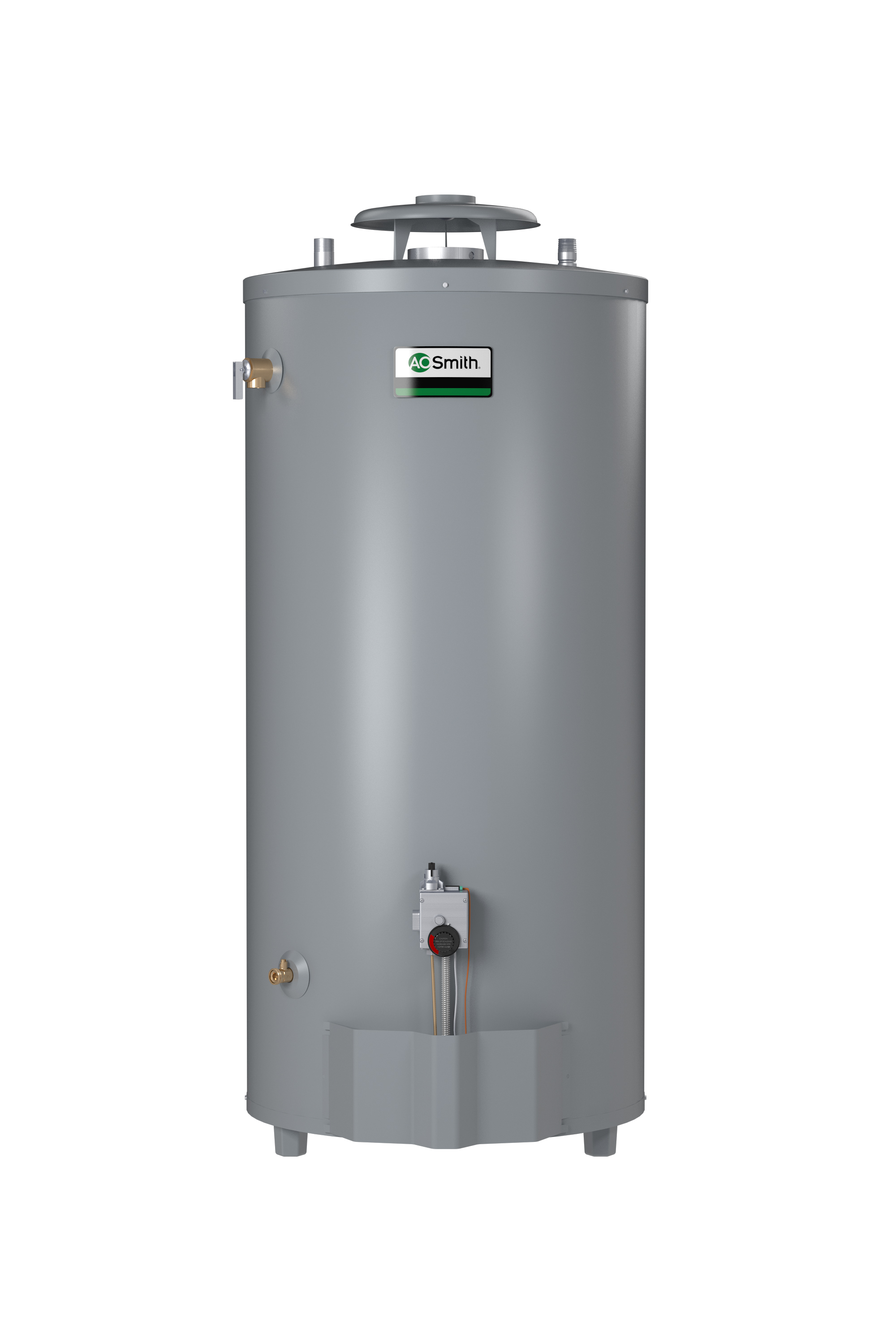 AO SMITH BT-100: 98 GALLON, 75,100 BTU,  4" VENT, CONSERVATIONIST SINGLE FLUE, LIGHT DUTY, NATURAL GAS COMMERCIAL WATER HEATER