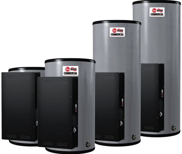 RHEEM E30A-18-G: 30-GALLON, 18-KW, 240 VOLT, 1-PHASE, 75-AMPS, ASME ELECTRIC WATER HEATER, POWERPACK WITH SENTINEL DIAGNOSTIC SYSTEM