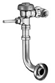 SLOAN 3080828, REGAL 120-1.6 XL: 1.6 GPF, 1-1/2inch BACK SPUD, MANUAL, EXPOSED WATER CLOSET FLUSHOMETER WITH LONG HANDLE