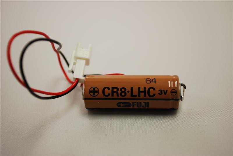 FUJI CR8-LHC: 3 VOLT LITHIUM BATTERY USED IN ALL TOTO FLUSH VALVES AND FAUCETS (TH559EDV410R, CR8-L, CR8-LHC, THP3053, THU3053)