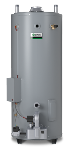 AO SMITH BTL-180: 100 GALLON, 180,000 BTU, 6" VENT, MASTER-FIT ULTRA-LOW NOx MODEL, NATURAL GAS COMMERCIAL WATER HEATER