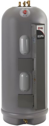 RHEEM ME105-12-G: (501499) 105 GALLON, 12.4 KW, 208 VOLT, SHIPS 3  PHASE - FIELD CONVERTS TO SINGLE PHASE, ELECTRIC COMMERCIAL WATER HEATER - 10 YEAR LIMITED TANK WARRANTY