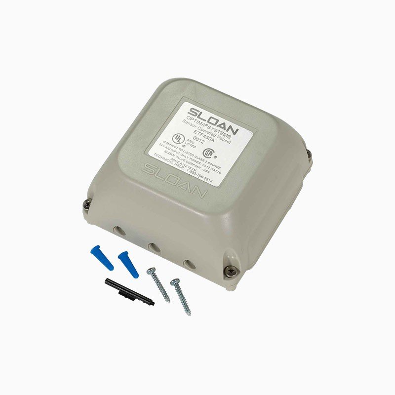 SLOAN 3365000, ETF-450-A: CONTROL MODULE ASSEMBLY INCLUDES SPLASHPROOF JUNCTION BOX AND MOUNTING KIT