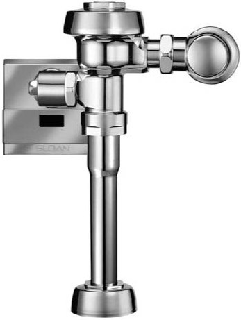 SLOAN 3452473, ROYAL 180-1 ES-S, 1.O GPF/3.8 LPF, 1-1/4" TOP SPUD, 24 VAC HARDWIRED, SENSOR OPERATED URINAL FLUSH VALVE