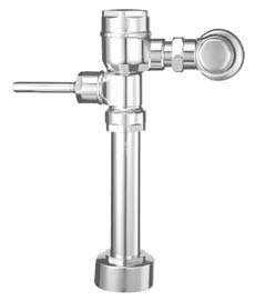 SLOAN 3120000, CROWN 111: 1.6 GPF, 1-1/2" TOP SPUD, LOW CONSUMPTION PISTON FLUSHOMETER FOR WATER CLOSETS