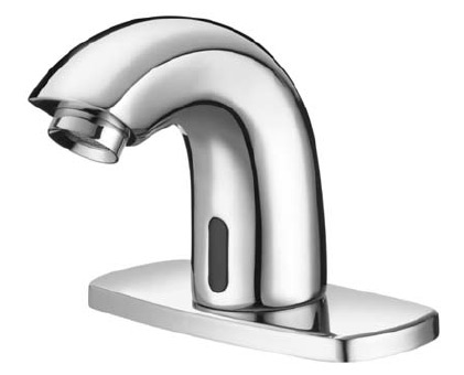 SLOAN 3362111: SF2100-4-BDM CP FCT PED 4" HW W/BAT B SENSOR ACTIVATED OPTIMA SERIES FAUCET