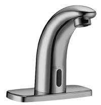 SLOAN 3362124: SF2450-4 CP FCT PEDESTAL 4"  BATTERY SENSOR ACTIVATED OPTIMA SERIES FAUCET