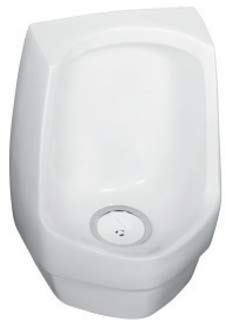 SLOAN 1001000, WES-1000: WATERFREE URINAL, CHINA, WHITE, (SIZE 25-3/4")